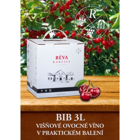 Višňové ovocné víno BIB 3l