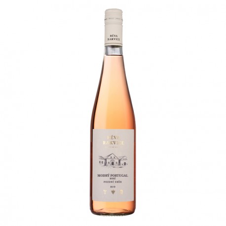 Modrý Portugal pozdní sběr Rosé