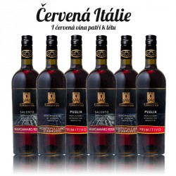 Degustační balíček 3x červená Itálie poprvé